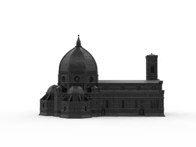 Duomo Florence Cathedral 3D print model