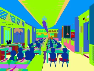 Business - Food Beverage 7-062 3D model