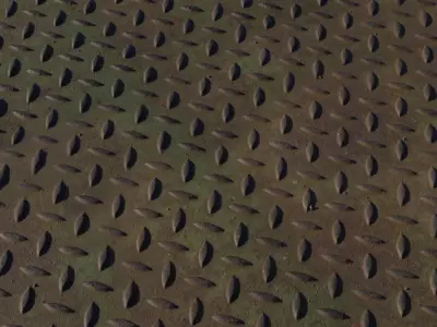 Diamond Tread Steel Texture