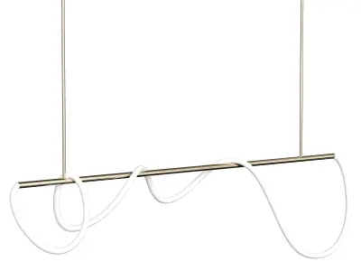 LED Ceiling Light Low-poly 3D model