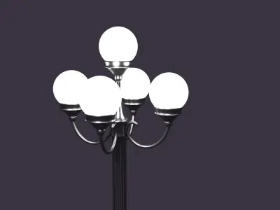 Street light 3D model 23