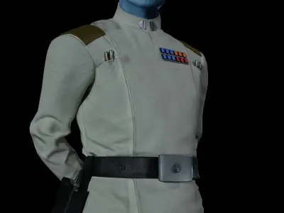 Grand Admiral Thrawn from Ahsoka Serie 3D model