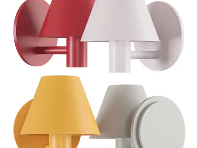 Piccolor Wall by Lumini - Wall Light 3D model