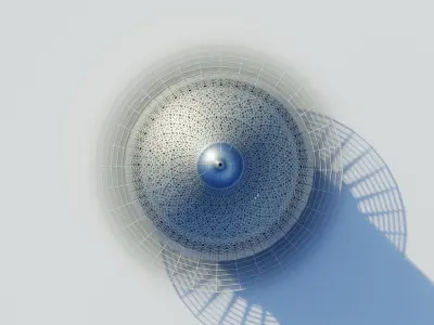 Doha tower - Qatar doha Low-poly 3D model