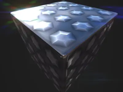 15 embossed pbr materials for metal surfaces set 2 Texture