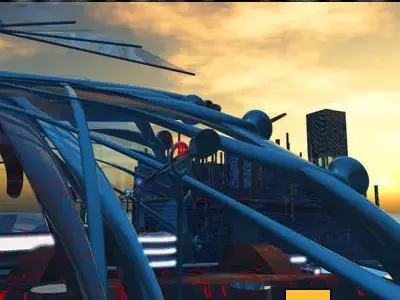 Sci Fi City Futuristic Architecture A5 A6 3D model