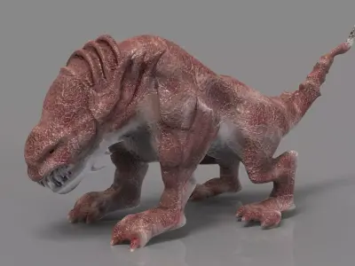 Sci Fi Creature  Low-poly 3D model