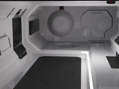 Room scifi4 3D model
