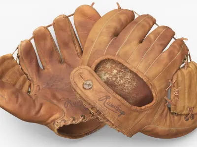  Rawlings Baseball Glove Leather Used 