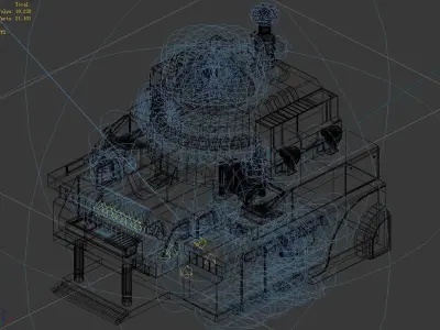 Different dimension world - office 3D model