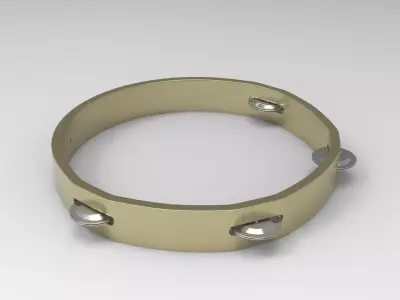 Lur Tef Instrument Low-poly 3D model