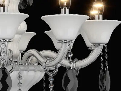 881100 Bianca Osgona Chandelier 3D model