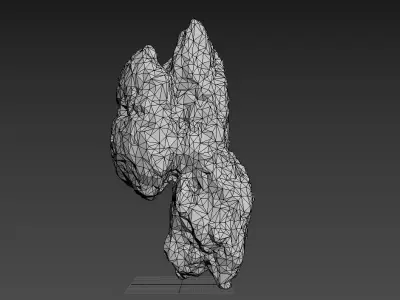 Low poly Fantasy Formation Rock Pack B 200214 Low-poly 3D model