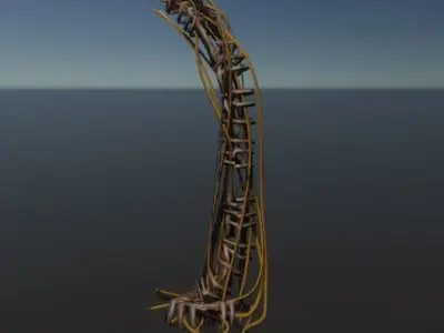 GameReady Cable 01 Low-poly 3D model