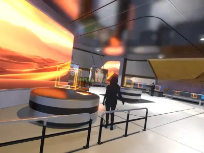 3D Showroom Level Kit Vol 20 Low-poly 3D model