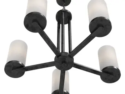 Lighting New York canarm river chandelier 3D model