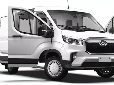 Maxus E Deliver 9 Van L1H1 HQInterior 2024 3D model