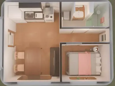 Smart Tiny Home 3D model