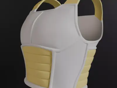 Vegeta Saiyan Suit Armor Wearable Cosplay 3D print model