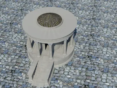 Tyche Temple  3D model