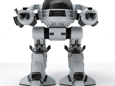 ED 209 OCP Robocop movie 1987 3D model