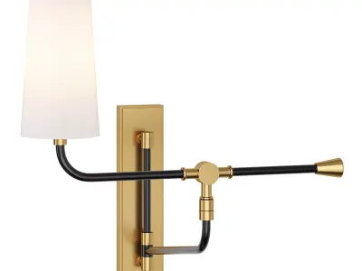  White Shade Lamp by ARHAUS 3D model