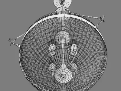 816044 Modena Lightstar chandelier 3D model