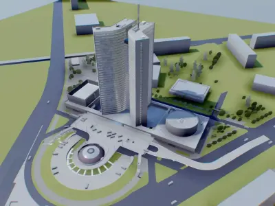 free CMEA building Free 3D model