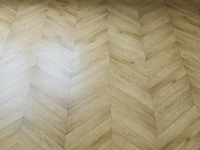 Quartz-vinyl tile of Alpine Floor Ultra ECO5-4 Vanilla Oak 3D model