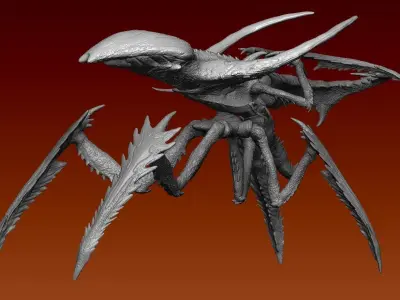 Starship troopers Queens guard bug 3D model