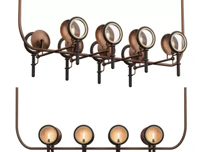 ALICE CHANDELIER - EIGHT ARM 3D model