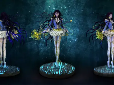 fantasy character 3D model