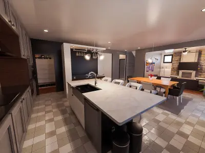 American House 3D model