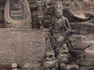 Deity Statue Sculpture34 3D model
