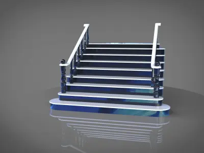 Classic stairs  3D model