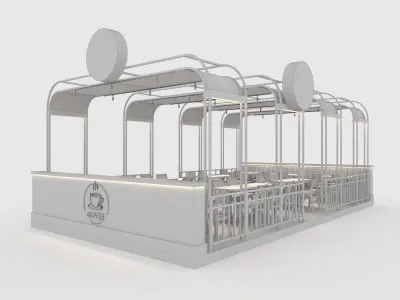 Booth 4 3D model