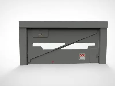 sci fi door 2 3D model
