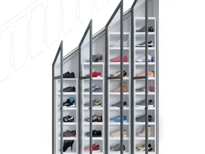 Shoe cabinet 3D model