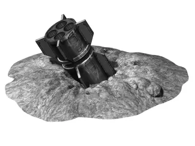 Missile-pit 01 3D model