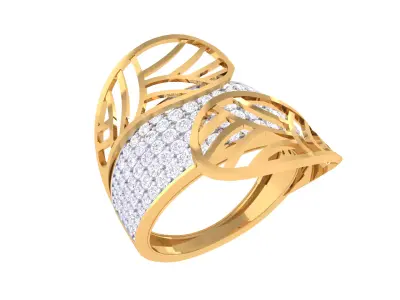  Women Ring MTL 3dm STL OBJ FBX Details 3D print model 20