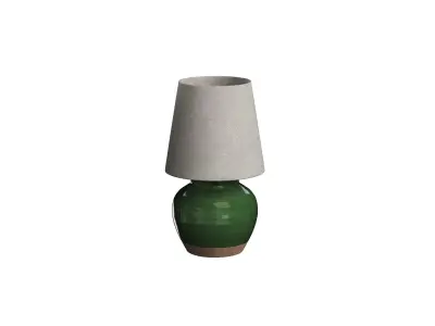 Miller Ceramic Bedside Lamp 3D model
