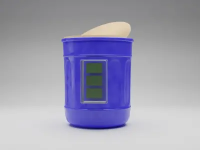 IOT Based Smart Dust Bin Prototype  3D model