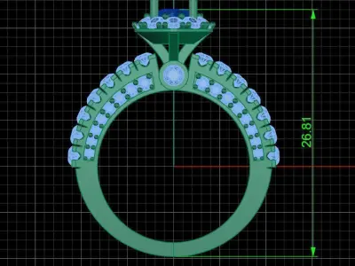 Jewelry ring 440 3D print model