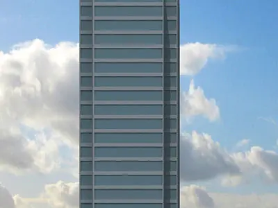 Glass Office Building 3D model