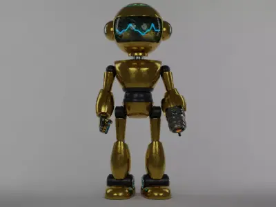 Robot 3D model 35