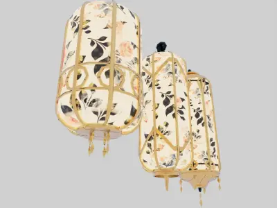 Japan Lamp 3D model