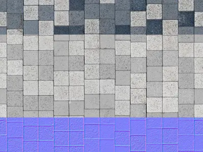 Seamless material of paving slabs - 10k Texture
