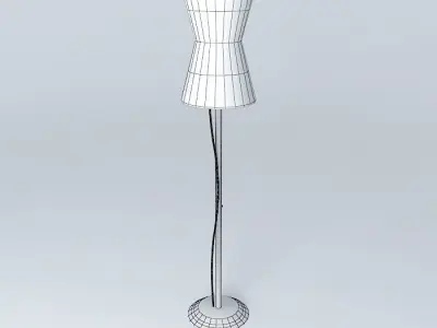 Floor lamp - Comic Book Free 3D model