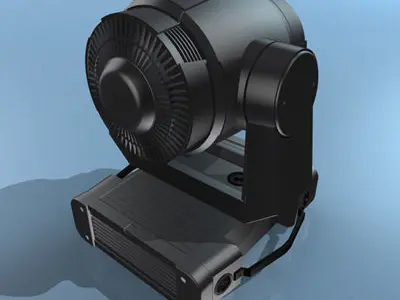 Moving Head wash light 3D model