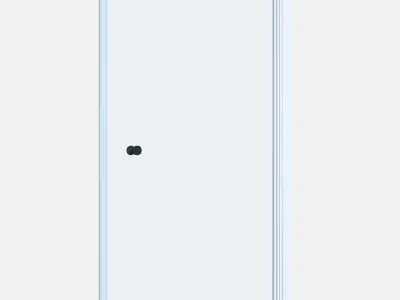 OPPEJEN Shower door Low-poly 3D model